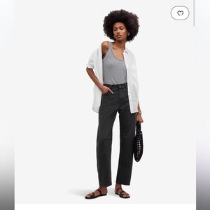 EUC Madewell The Darted Barrel-Leg Jean in Olenda Wash. size 30